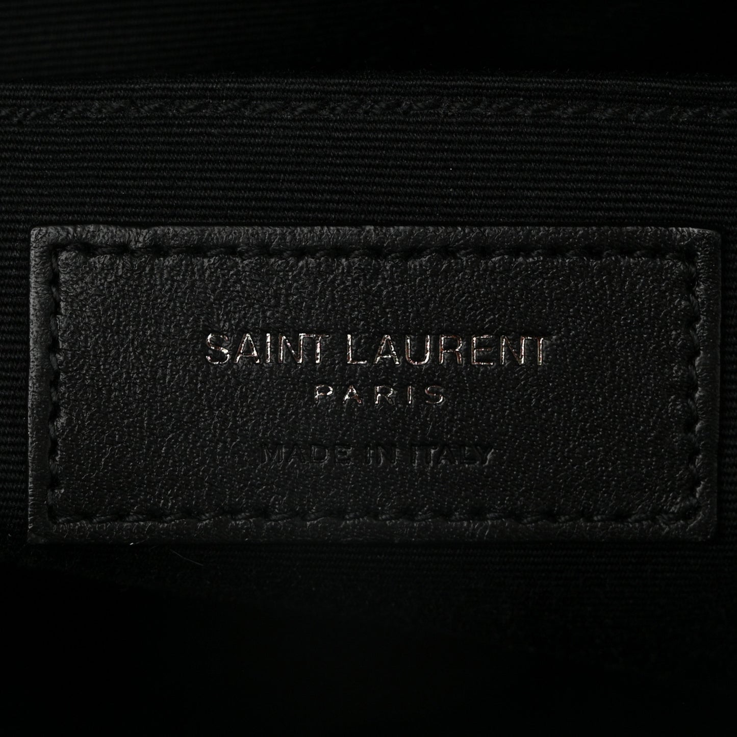 Calfskin Matelasse Monogram Monochrome Lou Camera Bag Black