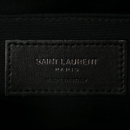 Saint Laurent Calfskin Matelasse Monogram Monochrome Lou Camera Bag Black 6 of 13