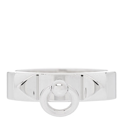 Hermes Sterling Silver PM Collier De Chien Ring 53 6.25 1 of 5
