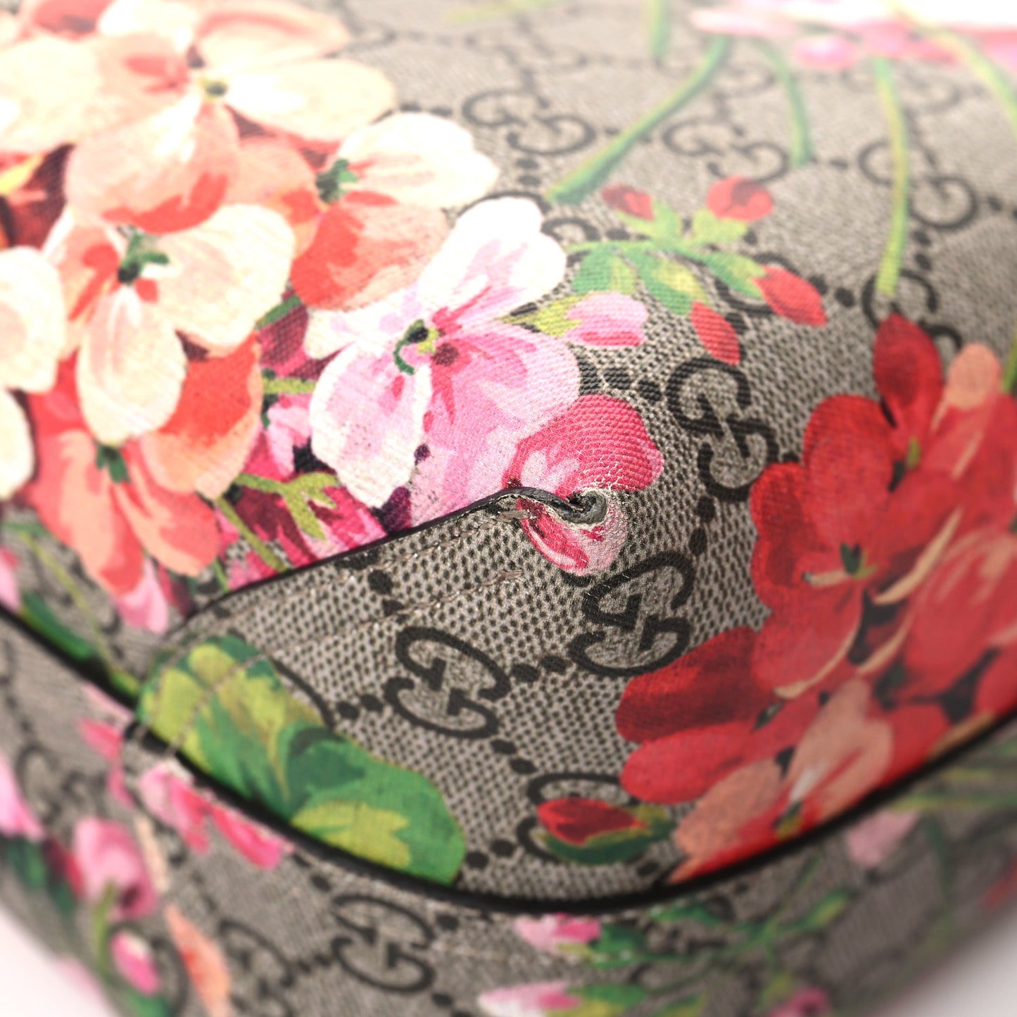 GG Supreme Monogram Blooms Medium Reversible Tote Beige Multicolor Dry Rose