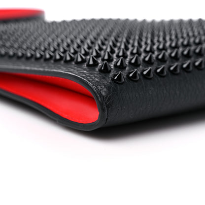 Christian Louboutin Calfskin Studded Skypouch Crossbody Clutch Black 8 of 9