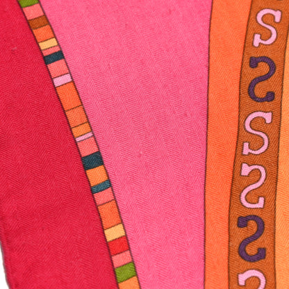 Hermes Cashmere Silk Tohu Bohu Shawl 140 5 of 8