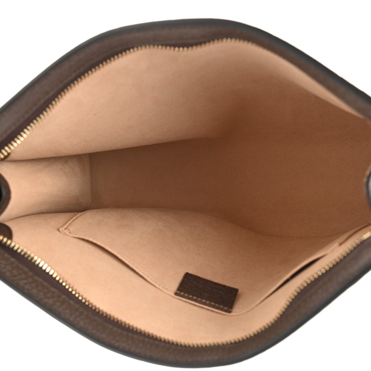 GG Supreme Monogram Web Ophidia Pouch Brown