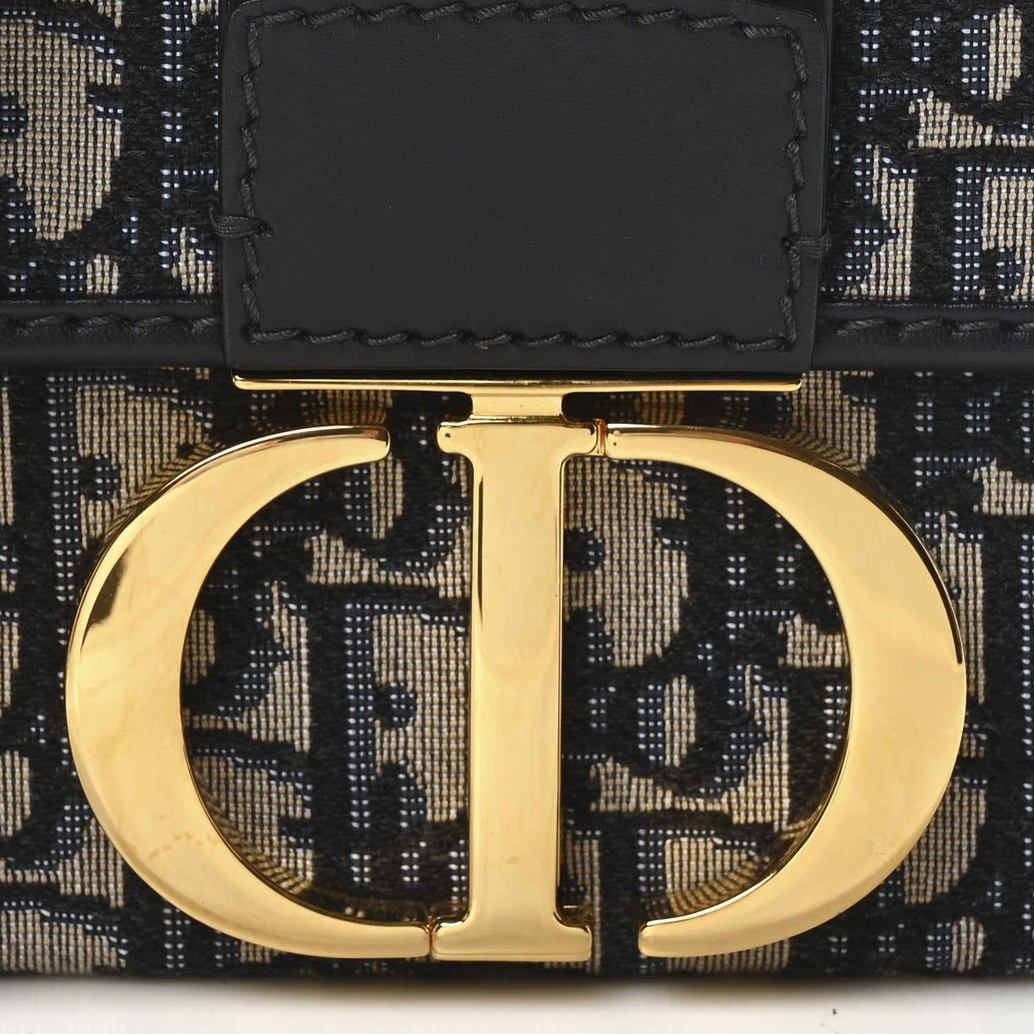 Christian Dior Oblique 30 Montaigne Box Bag Blue 8 of 10
