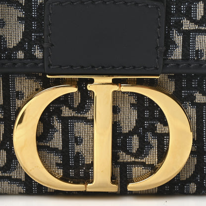 Christian Dior Oblique 30 Montaigne Box Bag Blue 8 of 10