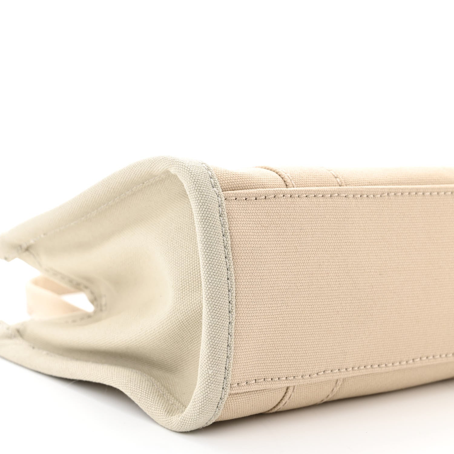 Marc Jacobs Cotton Canvas Colorblock Small The Traveler Tote Bag Beige Multicolor 9 of 12