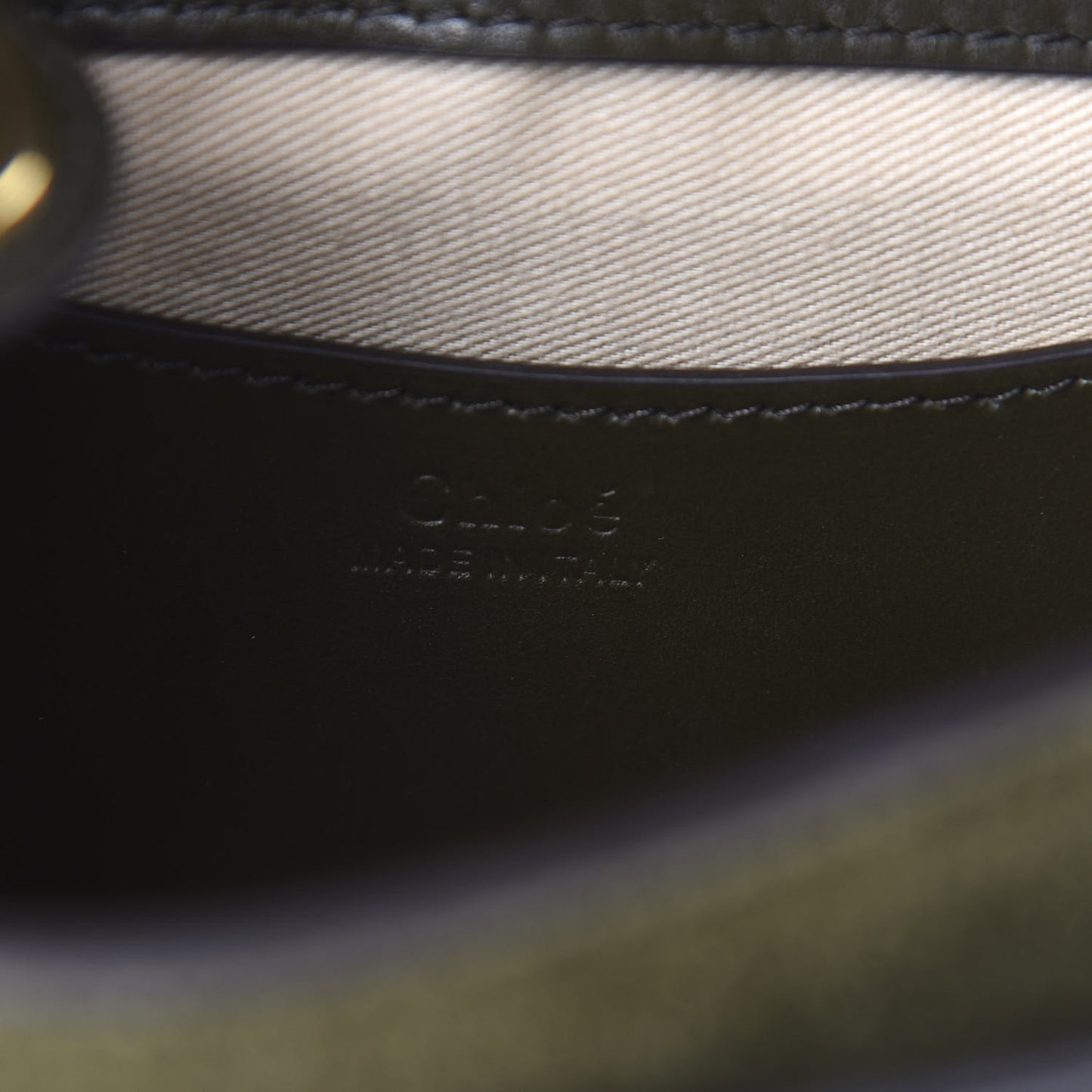 Calfskin Suede Small Tess Bag Deep Forest