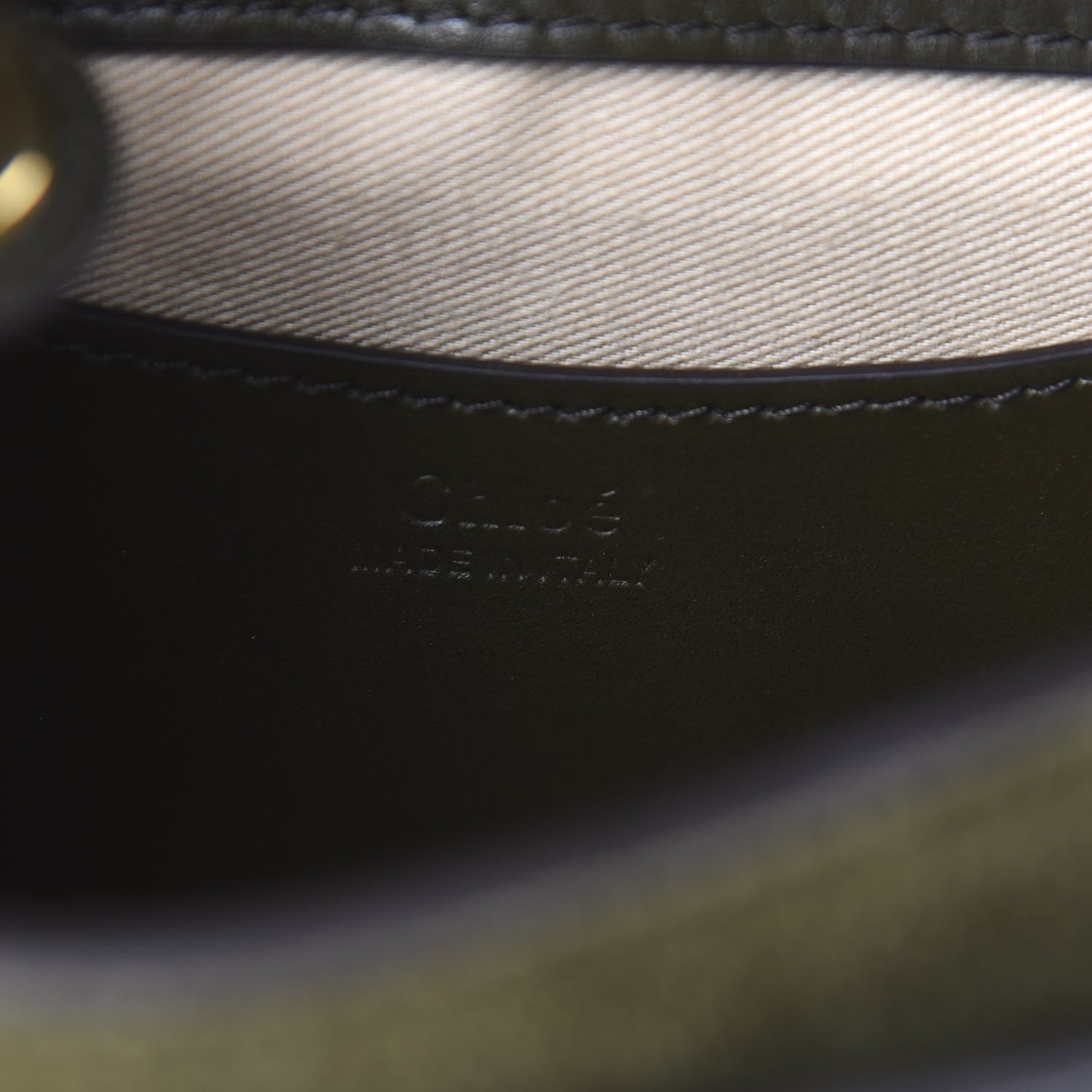 Chloe Calfskin Suede Small Tess Bag Deep Forest 7 of 13