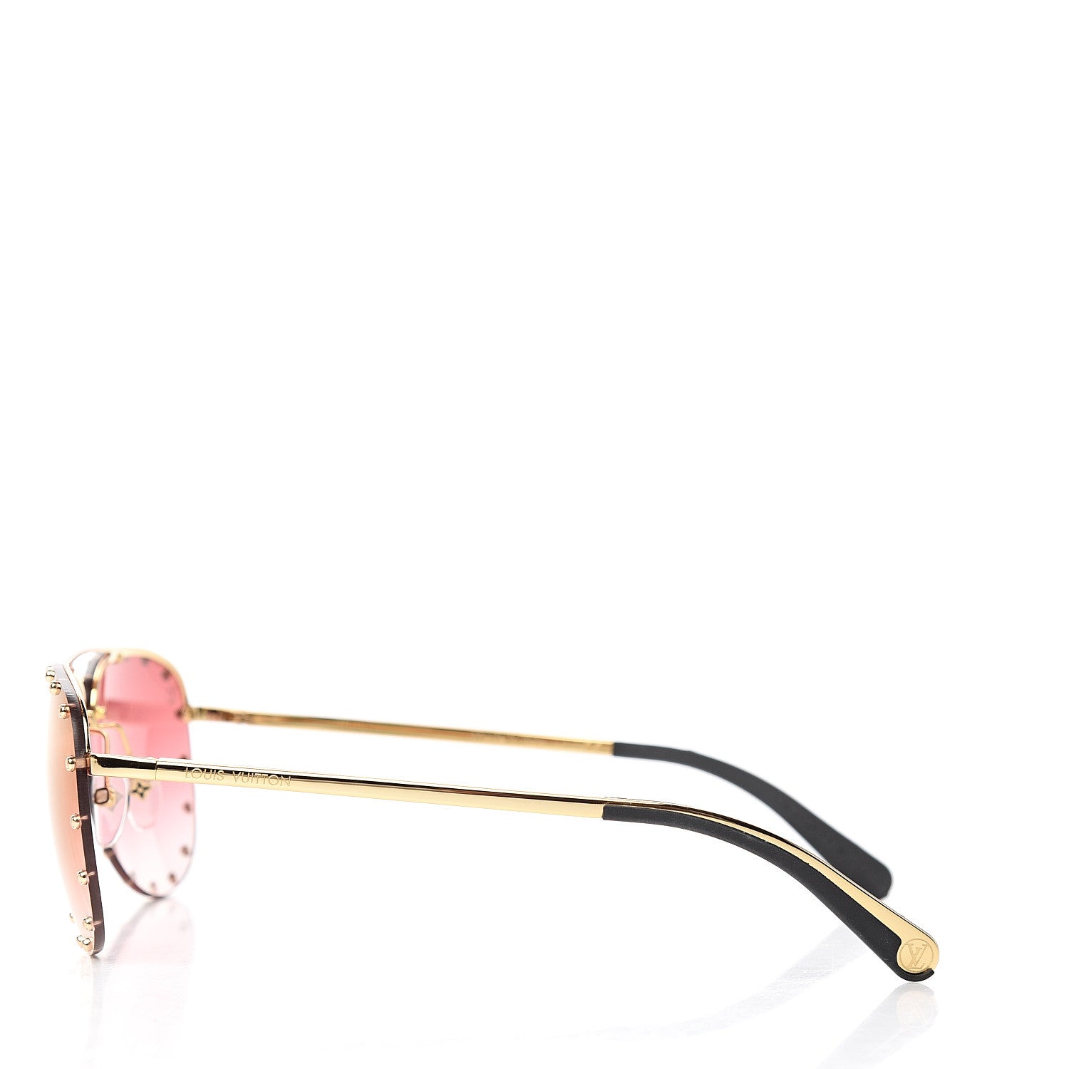 Louis Vuitton The Party Aviator Sunglasses Z2348U Pink 3 of 7