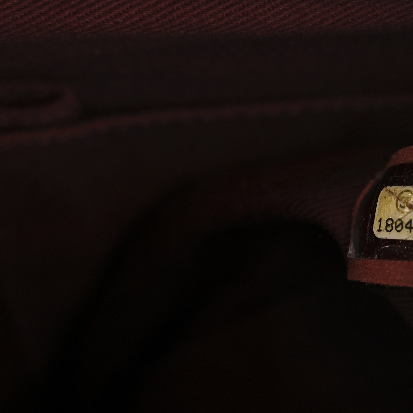Crumpled Grained Calfskin CC Crave Tote Black