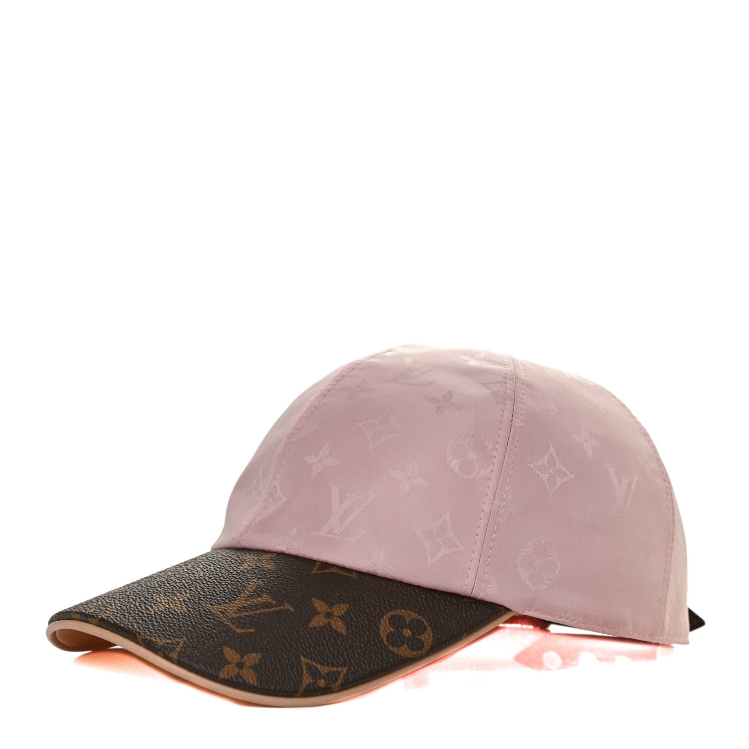 Louis Vuitton Polyester Silk Monogram LV Get Ready Cap L Pink 1 of 10