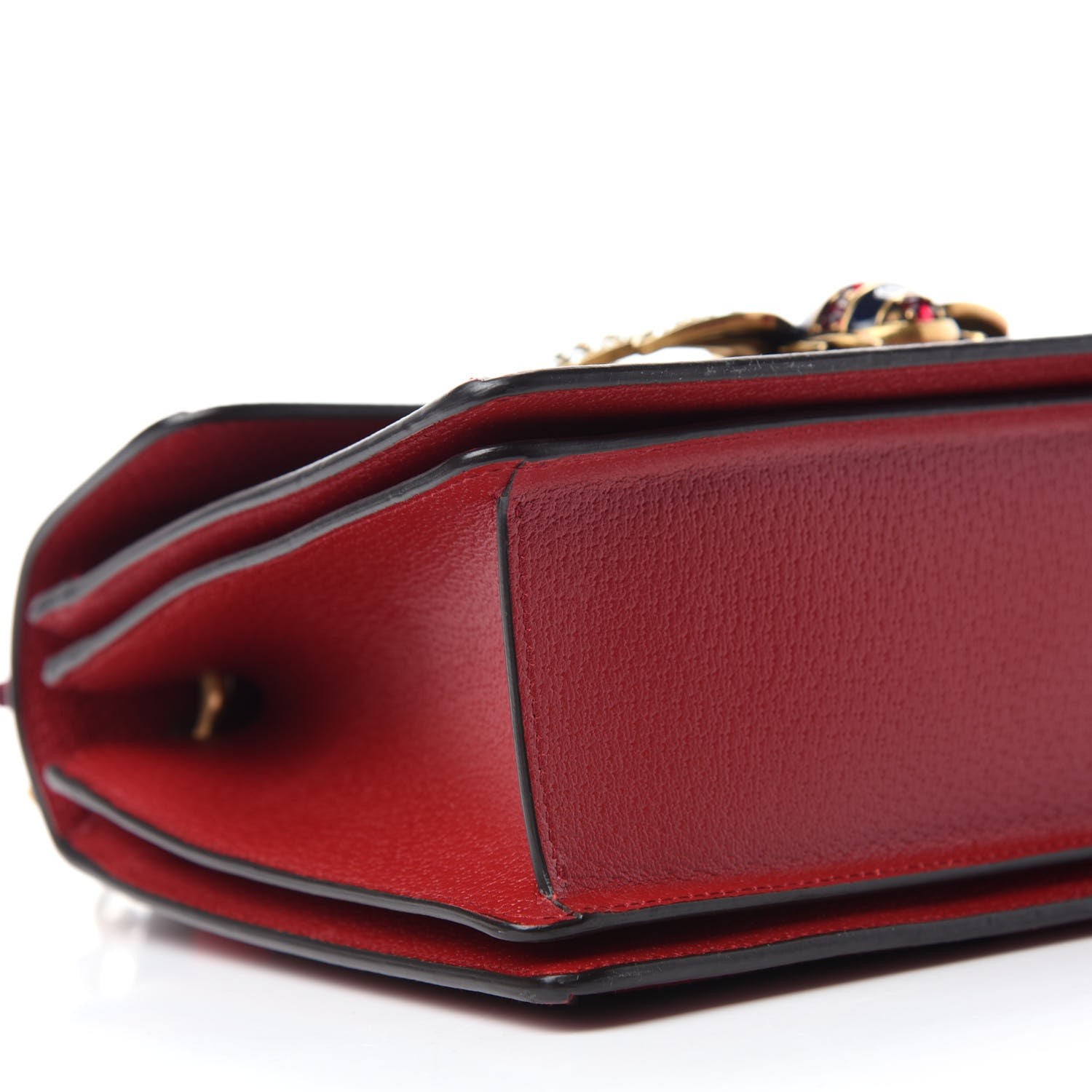 Gucci GG Supreme Monogram Small Queen Margaret Top Handle Bag Red 6 of 10