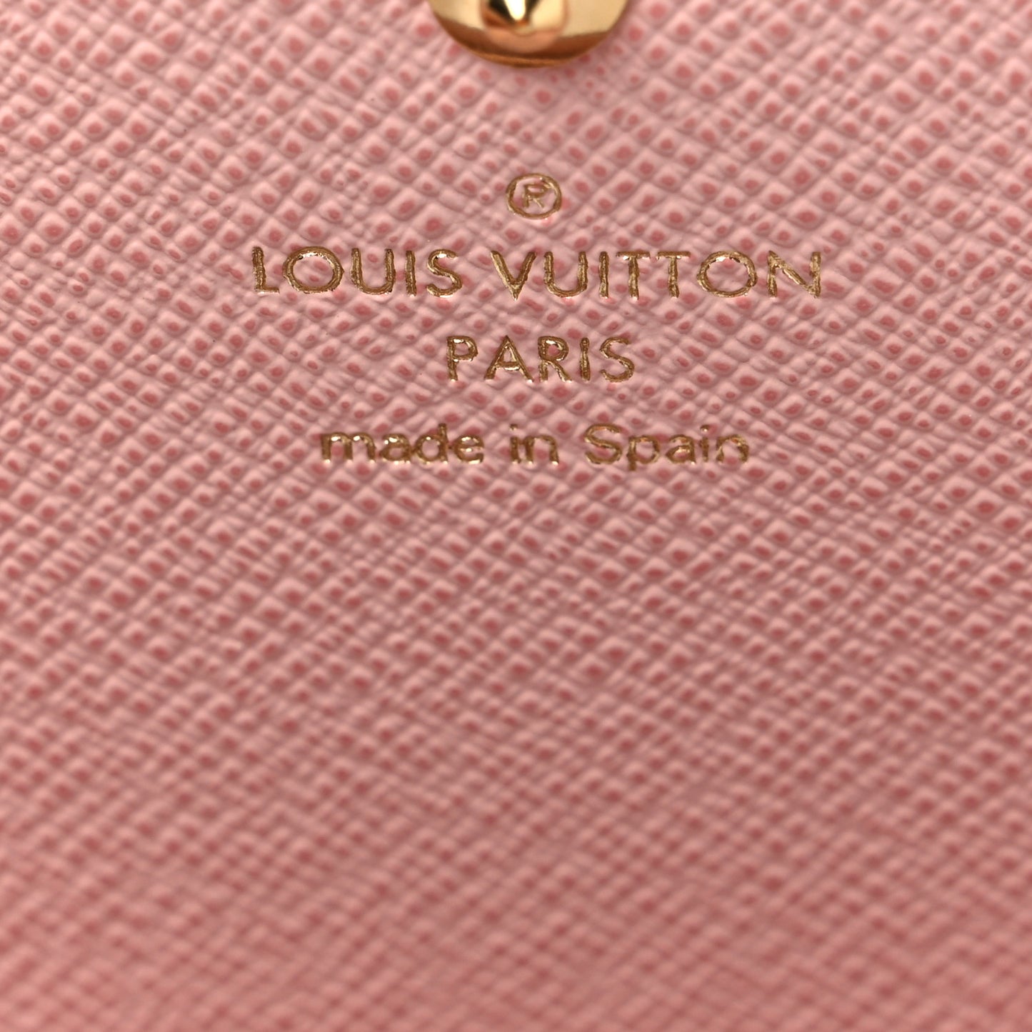 Damier Ebene Sarah Wallet NM Rose Ballerine