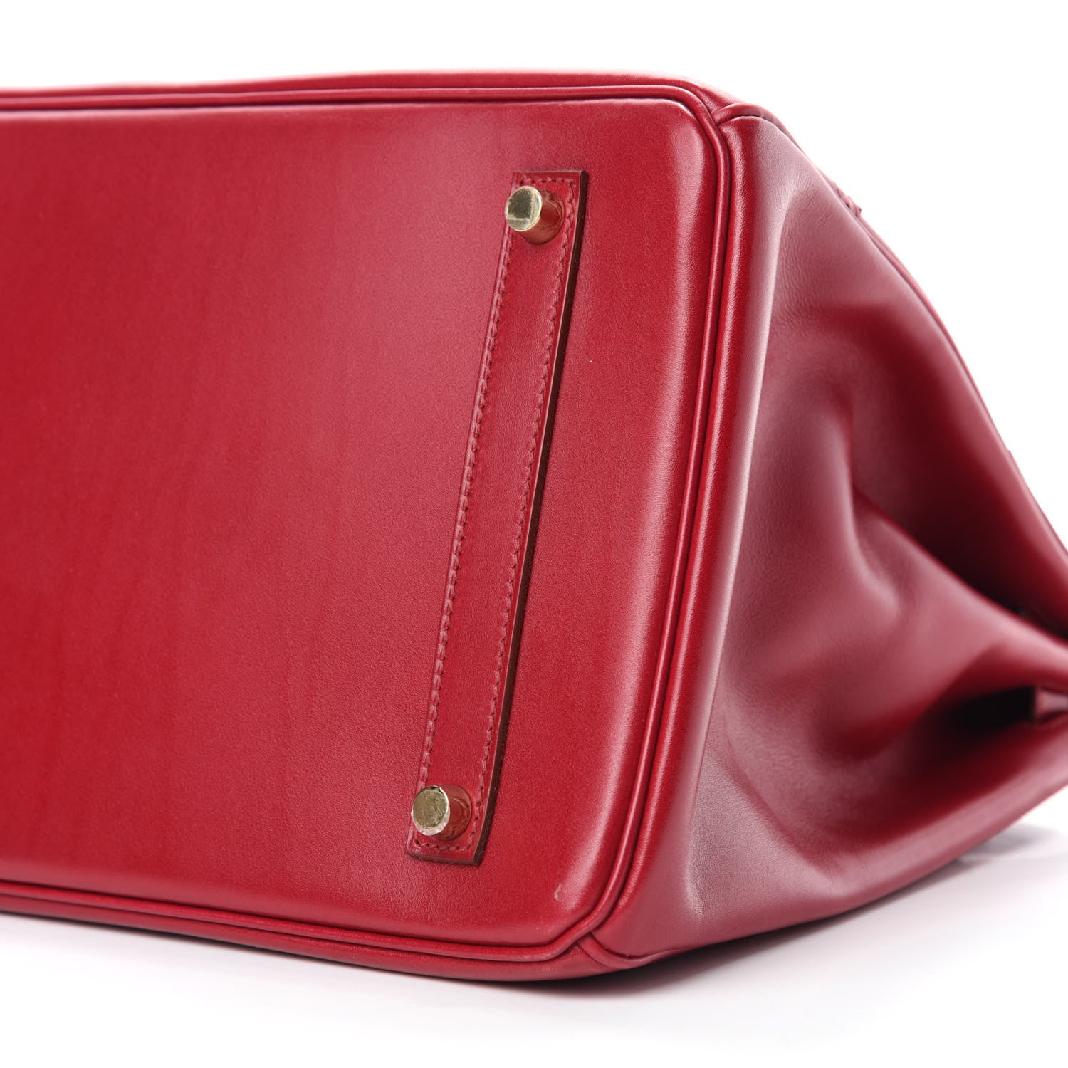 Hermes Tadelakt Ghillies Birkin 35 Rubis 7 of 11