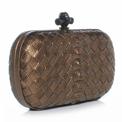 Bottega Veneta Woven Karung Knot Clutch 3 of 7