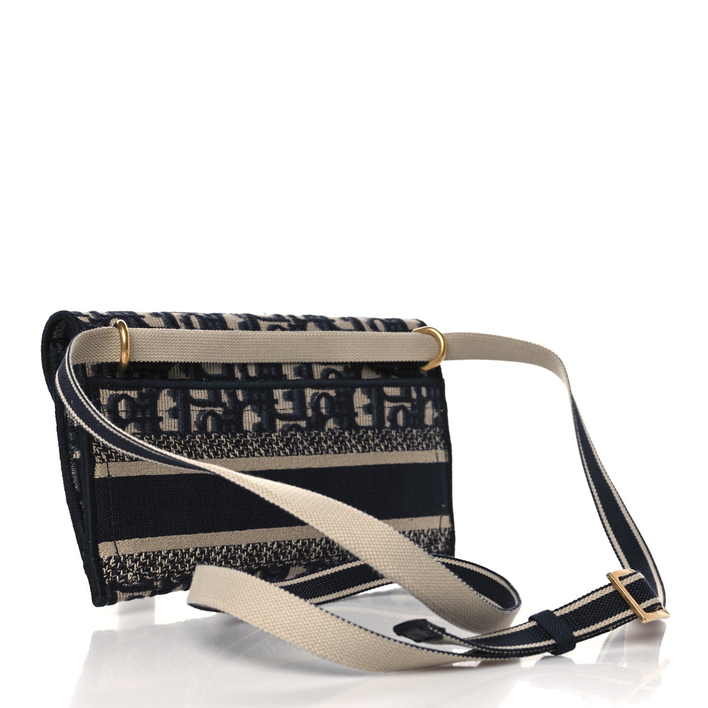 Oblique Slim Saddle Pouch Blue