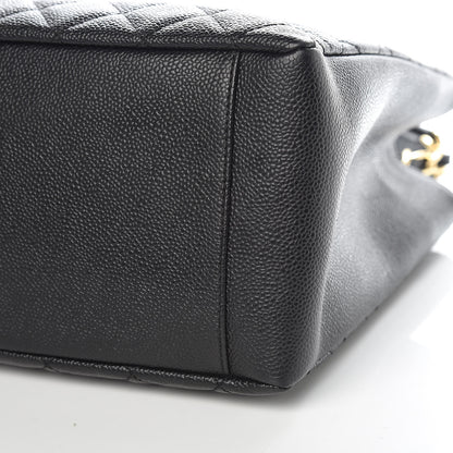 Chanel Caviar Quilted Grand Shopping Tote GST Black 9 of 19