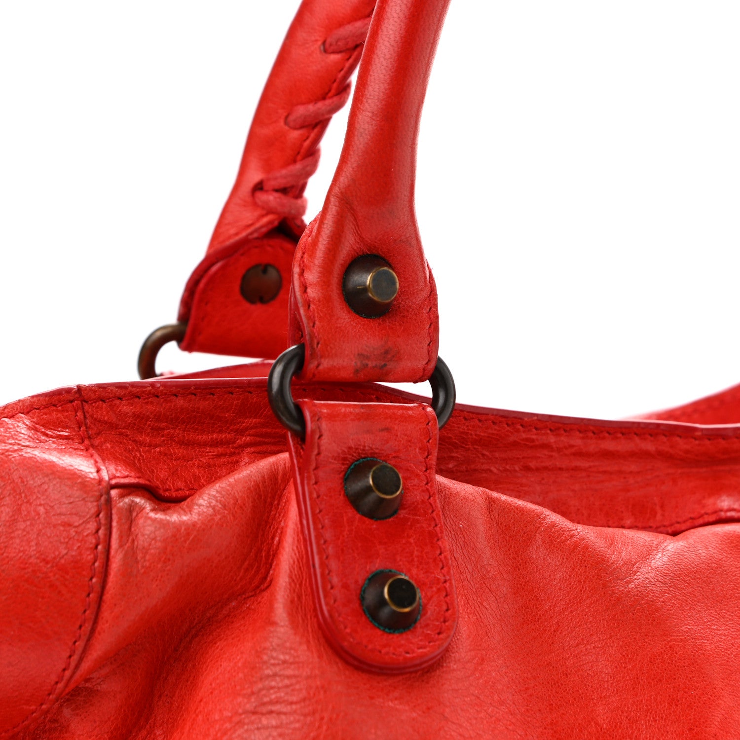 Balenciaga Agneau Classic Hardware City Vermillion 11 of 23