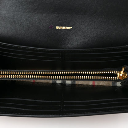 Burberry Vintage Check Calfskin Halton Wallet Black 5 of 9