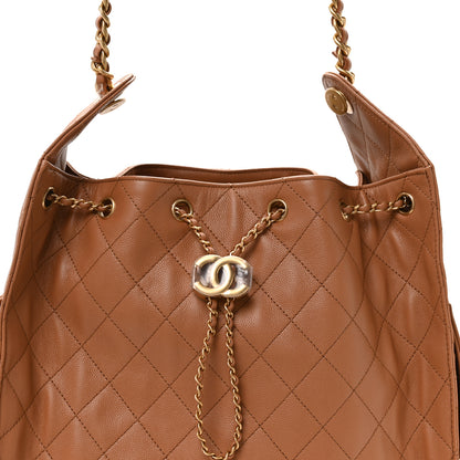 Chanel Caviar Quilted Medium Chanel 25 Handbag Brown 9 of 12