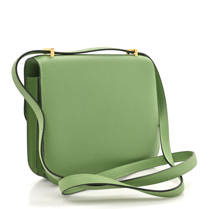 Hermes Epsom Constance 18 Vert Criquet 4 of 12