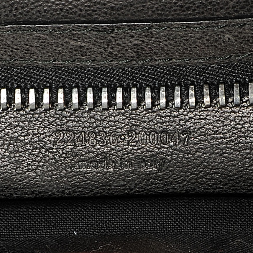 Wrinkled Lambskin Mens Arena Voyage Case Black