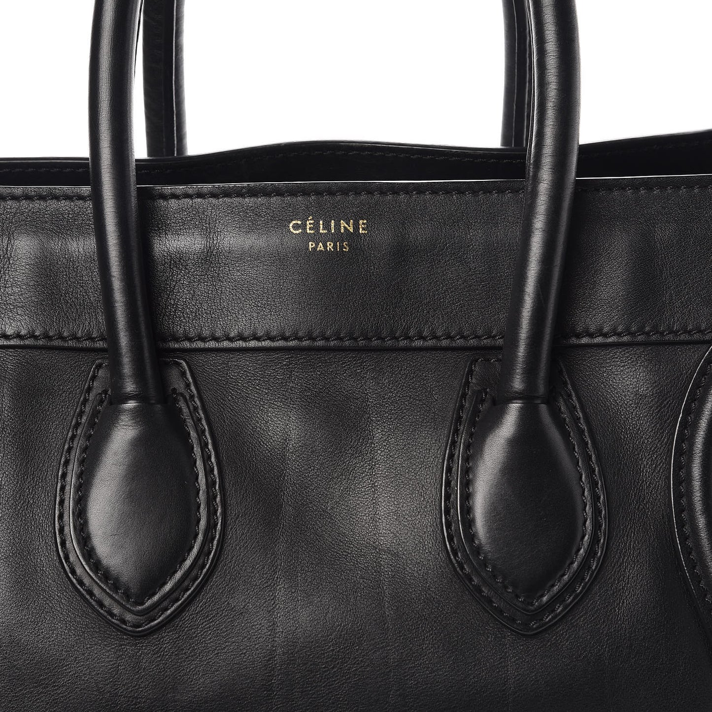 Smooth Calfskin Mini Luggage Black