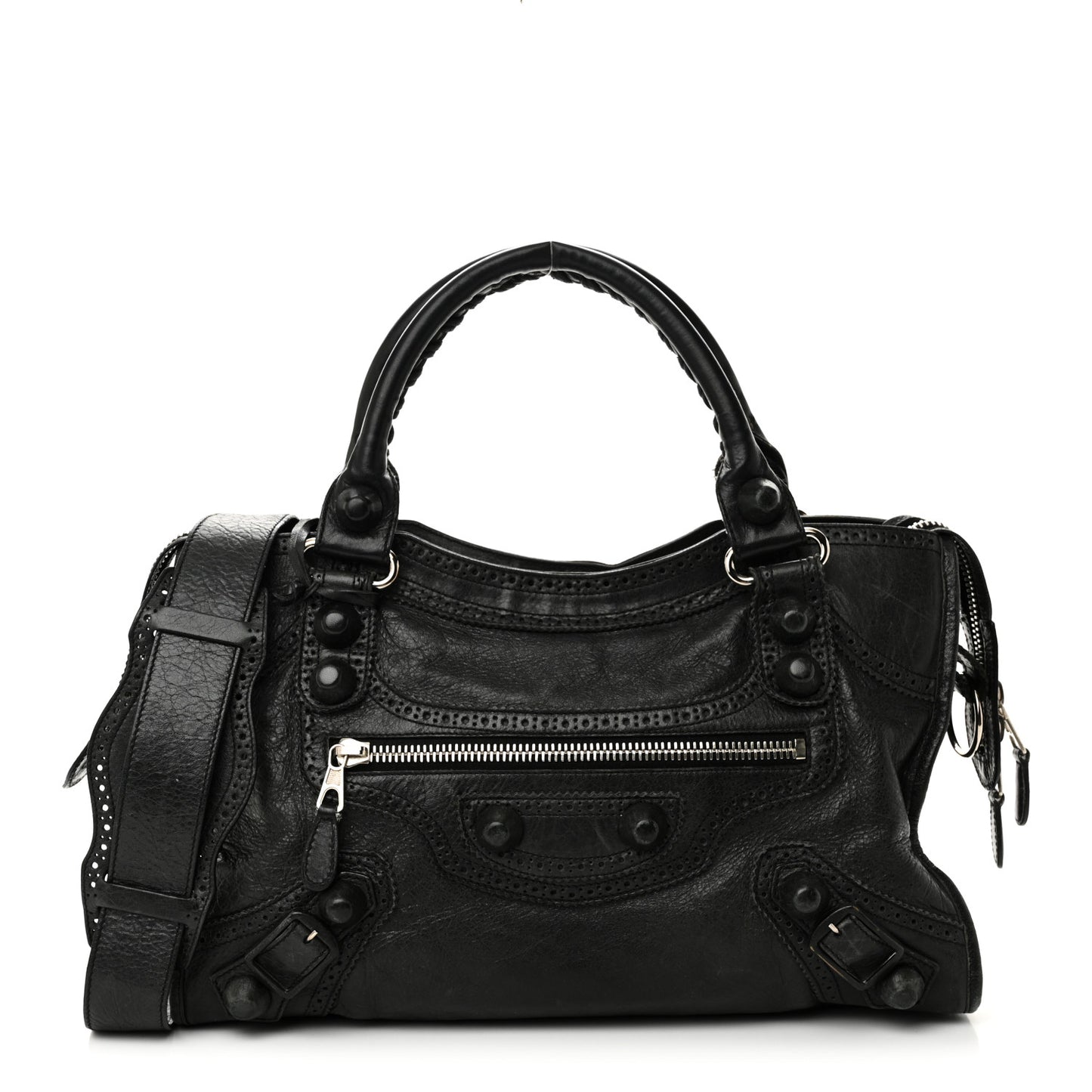 Agneau Giant Brogues Hardware City Black