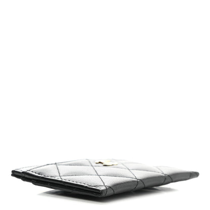 Chanel Lambskin Quilted Card Holder Black 4 of 9