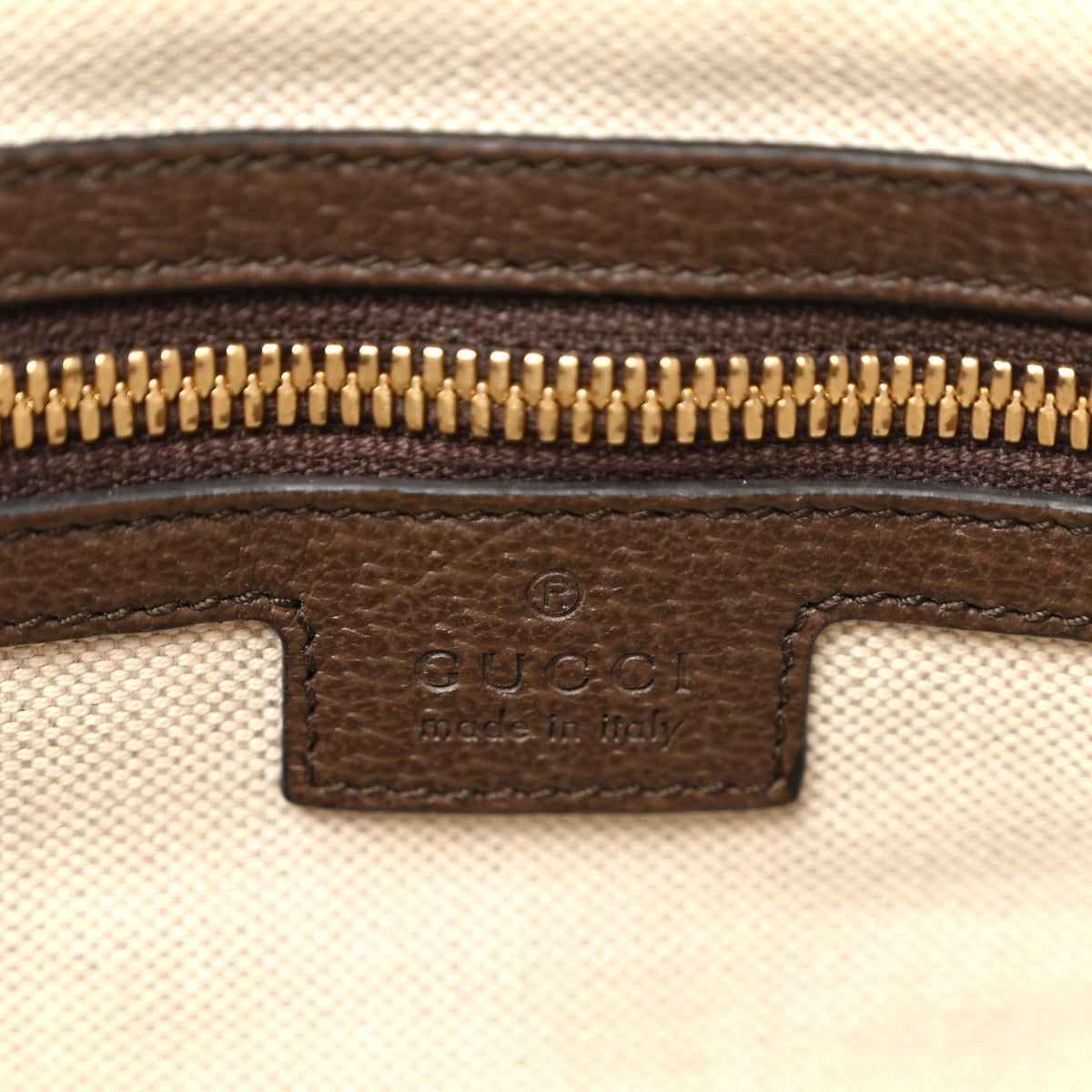 Monogram Jumbo GG Textured Dollar Calfskin Web Wristlet Messenger Bag Camel Ebony New Acero