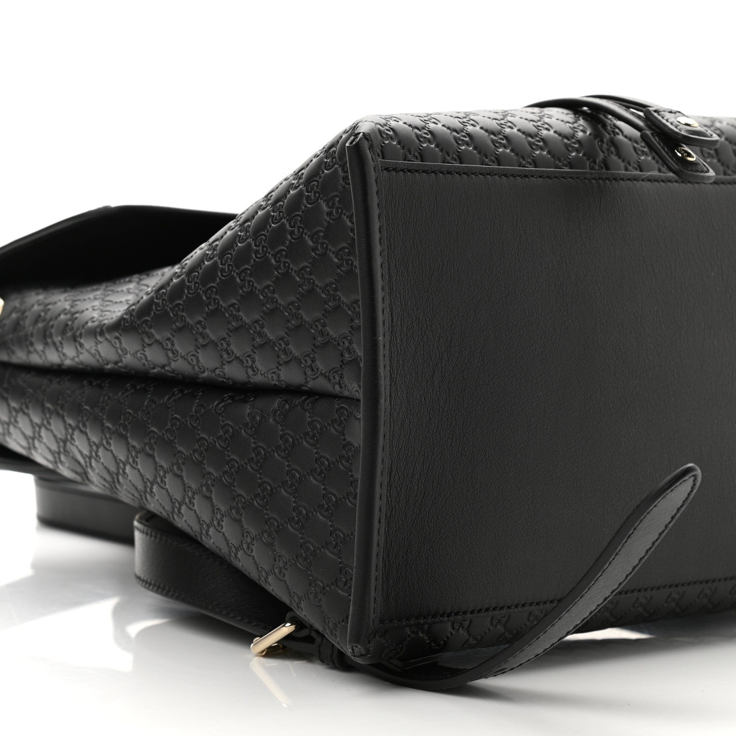 Gucci Microguccissima Drawstring Backpack Black 9 of 11