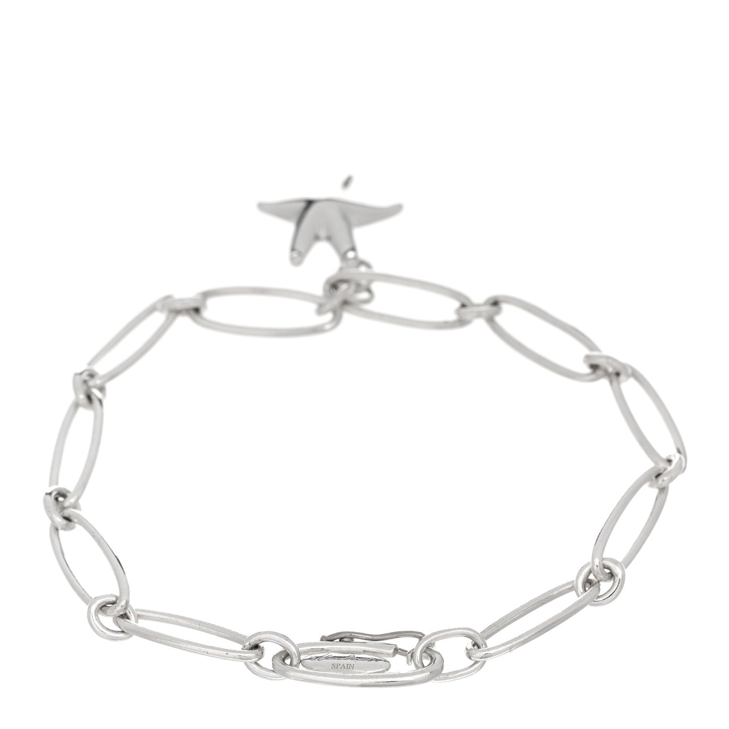 Sterling Silver Elsa Peretti Starfish Charm Bracelet