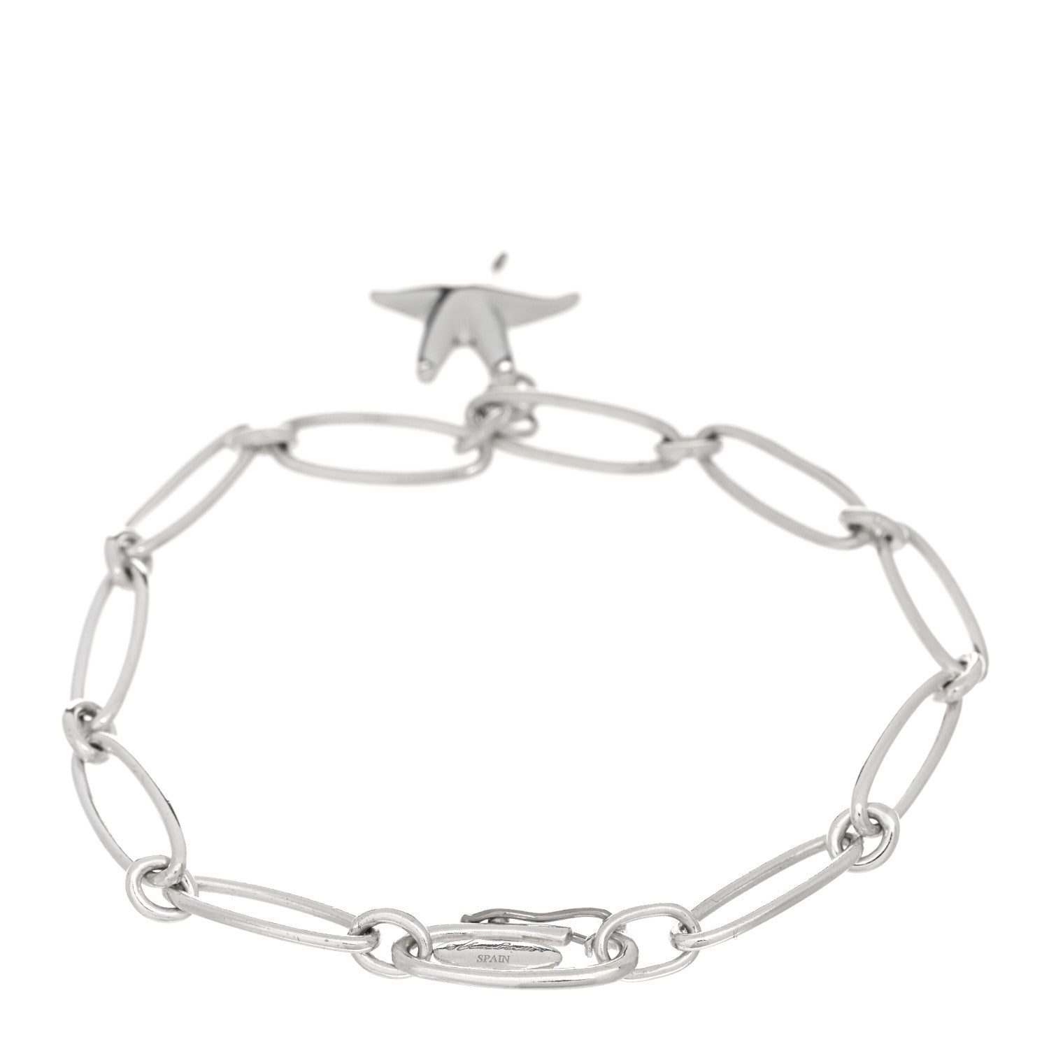 Tiffany Sterling Silver Elsa Peretti Starfish Charm Bracelet 2 of 3