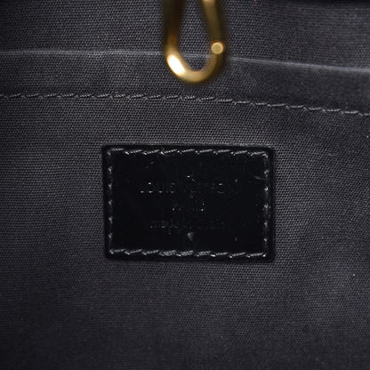 Louis Vuitton Vernis Montaigne MM Black 6 of 7