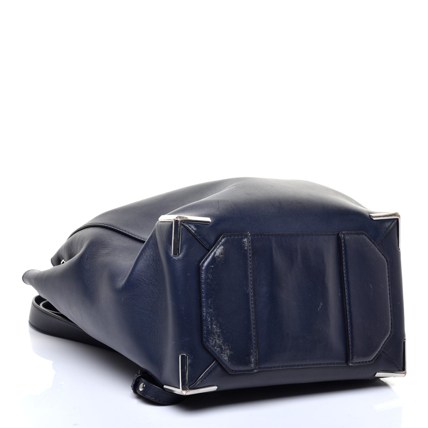Calfskin Prisma Skeletal Backpack Blue