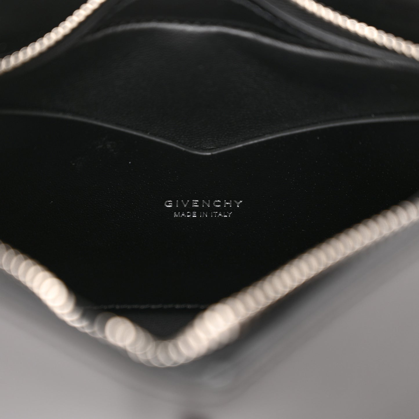 Box Calfskin Small Zipped Cut Out Shoulder Bag Black