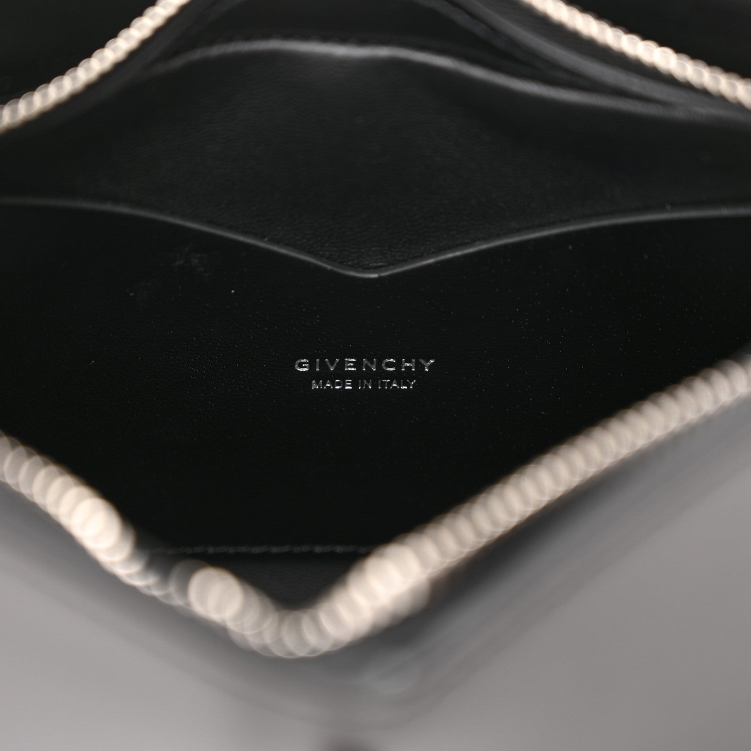 Givenchy Box Calfskin Small Zipped Cut Out Shoulder Bag Black 6 of 9