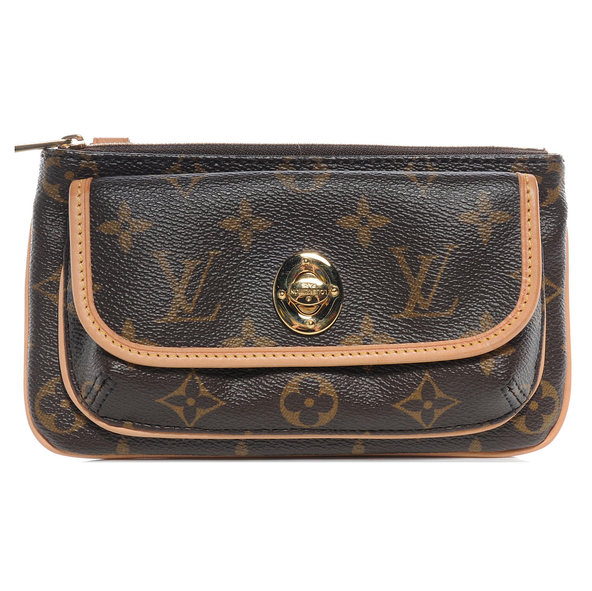 Louis Vuitton Monogram Tikal Pochette Wristlet 1 of 7