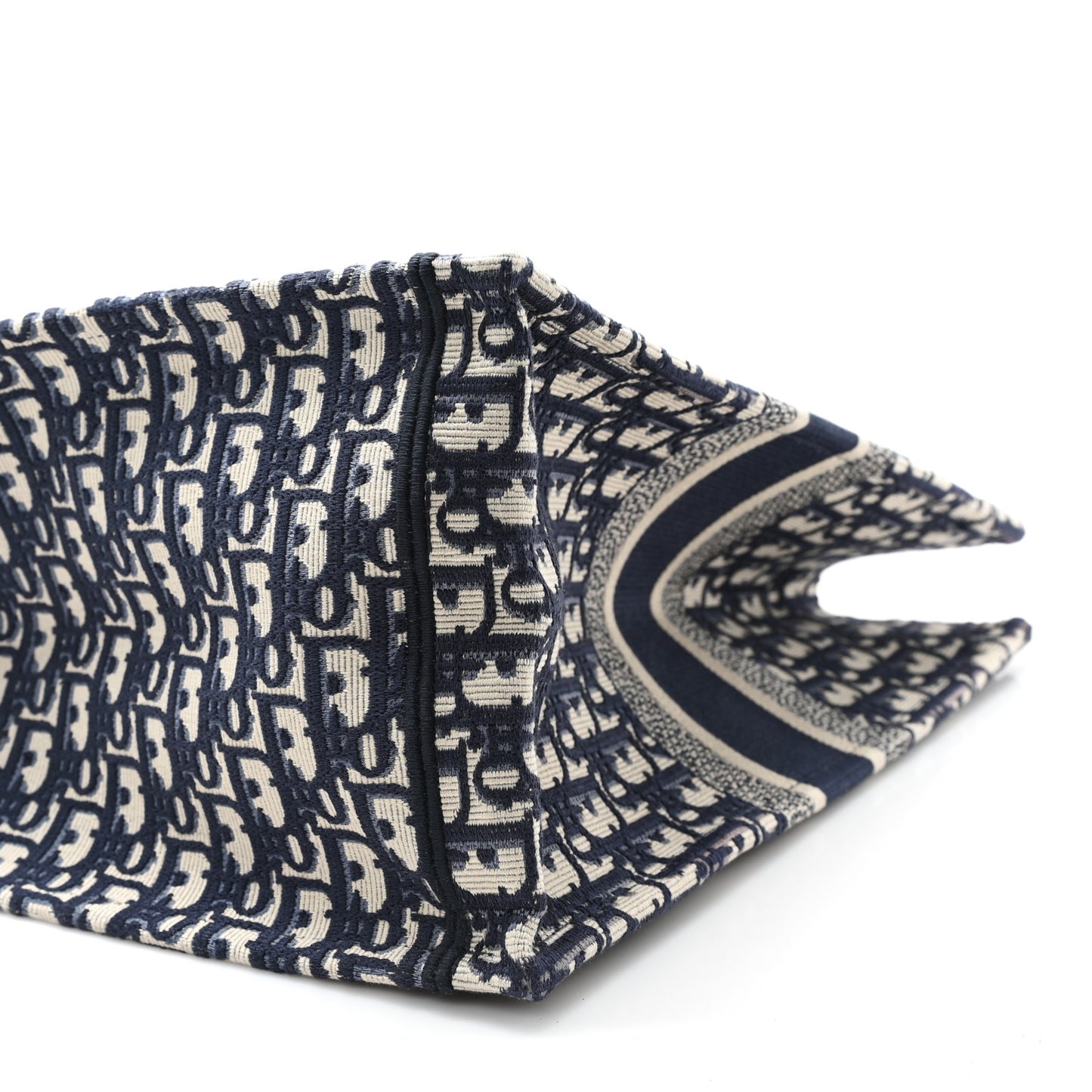 Oblique Large Book Tote Blue Multicolor