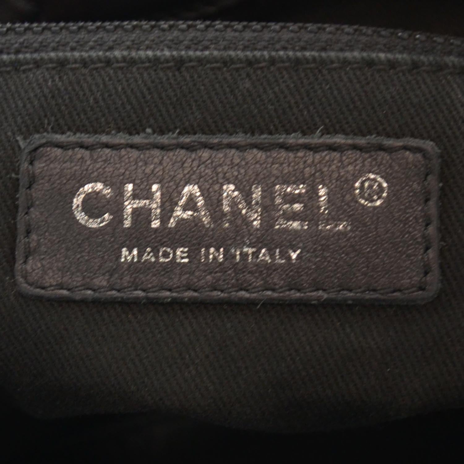 Chanel Lambskin Expandable Tote Black 5 of 8