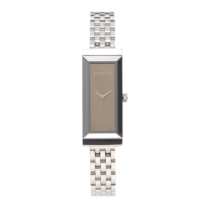 Gucci Stainless Steel 14mm G-Frame Quartz Watch Brown 1 of 6