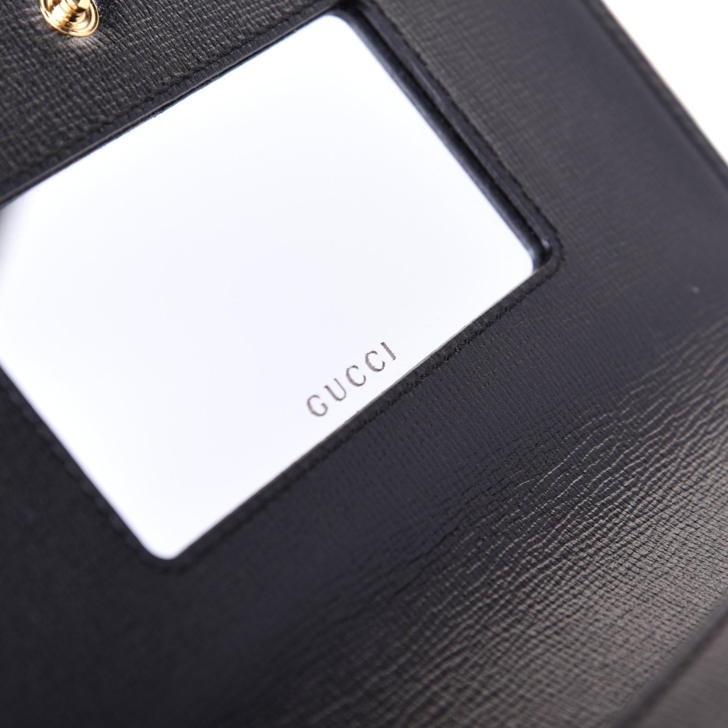 Azalea Calfskin Marina Chain Wallet Black