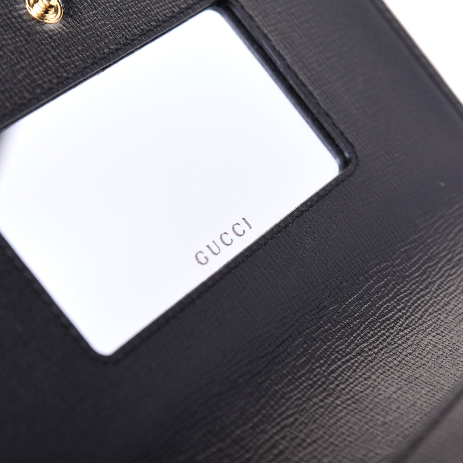 Gucci Azalea Calfskin Marina Chain Wallet Black 10 of 17