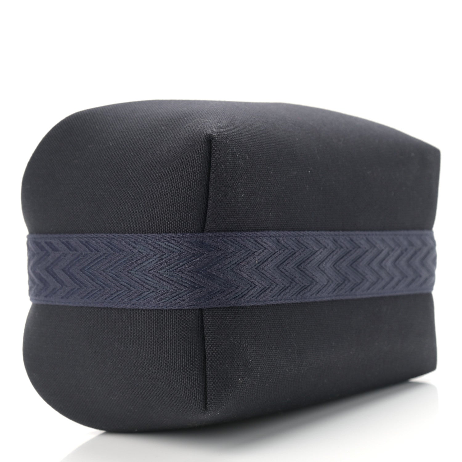 Hermes Canvas Large Bride-A-Brac Pouch Bleu Nuit 4 of 7