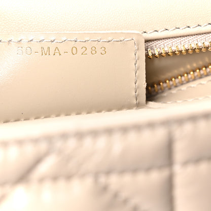 Christian Dior Calfskin Macrocannage Medium Caro Bag Sand 7 of 11