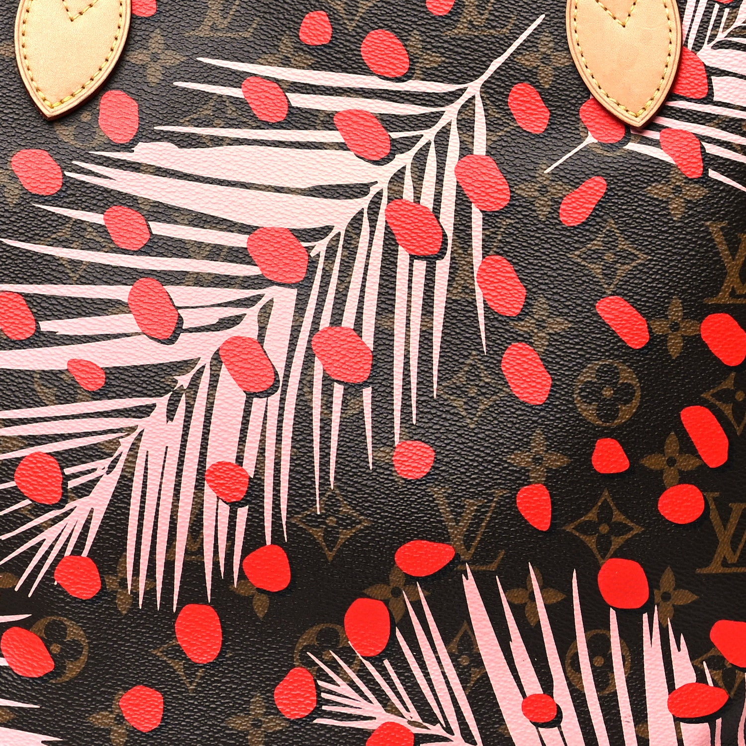Louis Vuitton Monogram Jungle Dots Neo Neverfull MM Sugar Pink Poppy 7 of 9