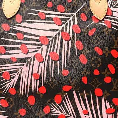 Louis Vuitton Monogram Jungle Dots Neo Neverfull MM Sugar Pink Poppy 7 of 9