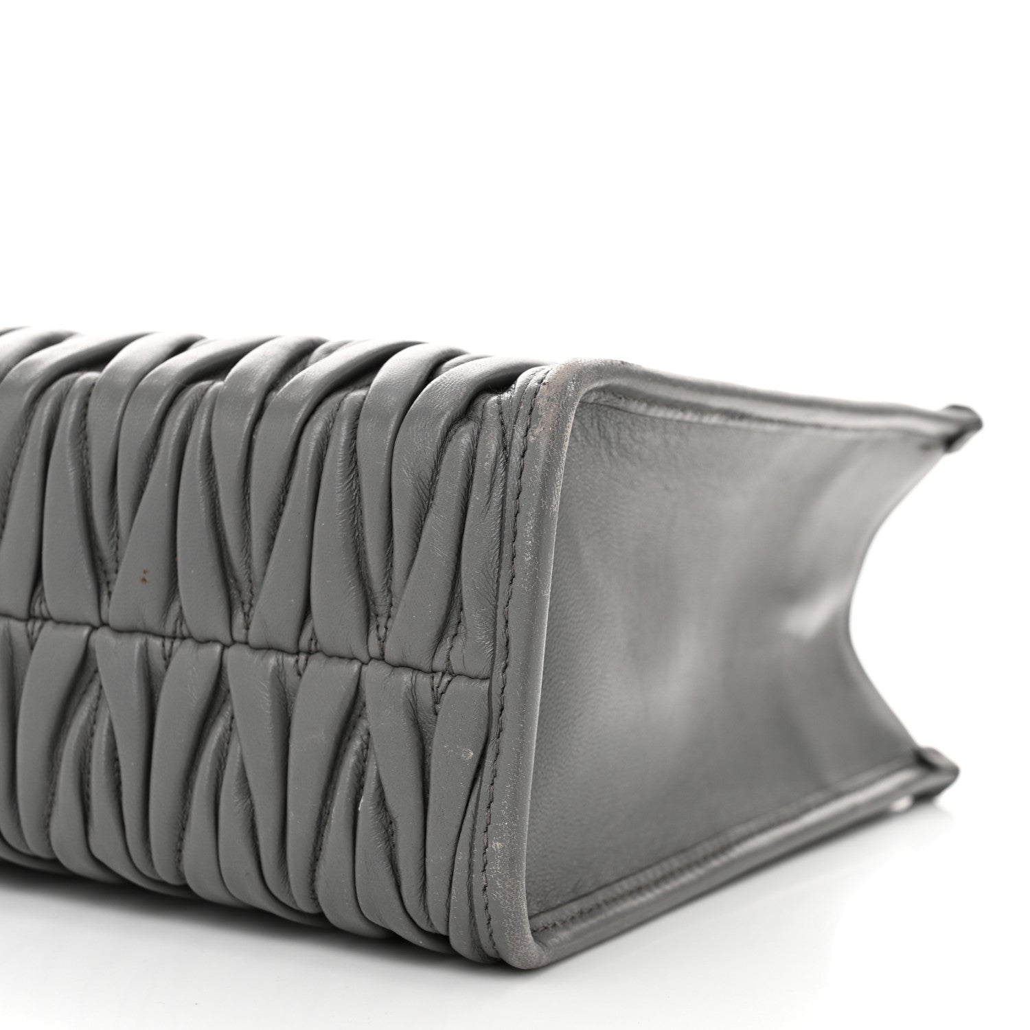 Miu Miu Nappa Matelasse Tote Bag Marmo 10 of 11