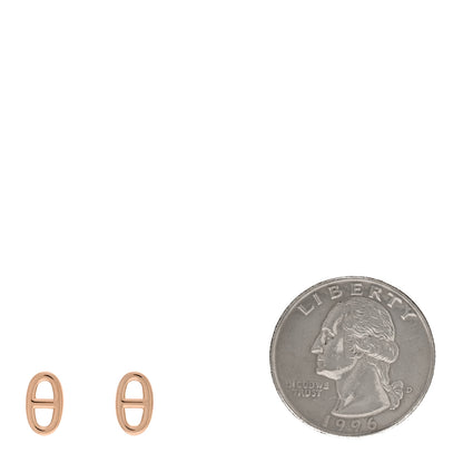 Hermes 18K Rose Gold TPM Farandole Stud Earrings 2 of 5