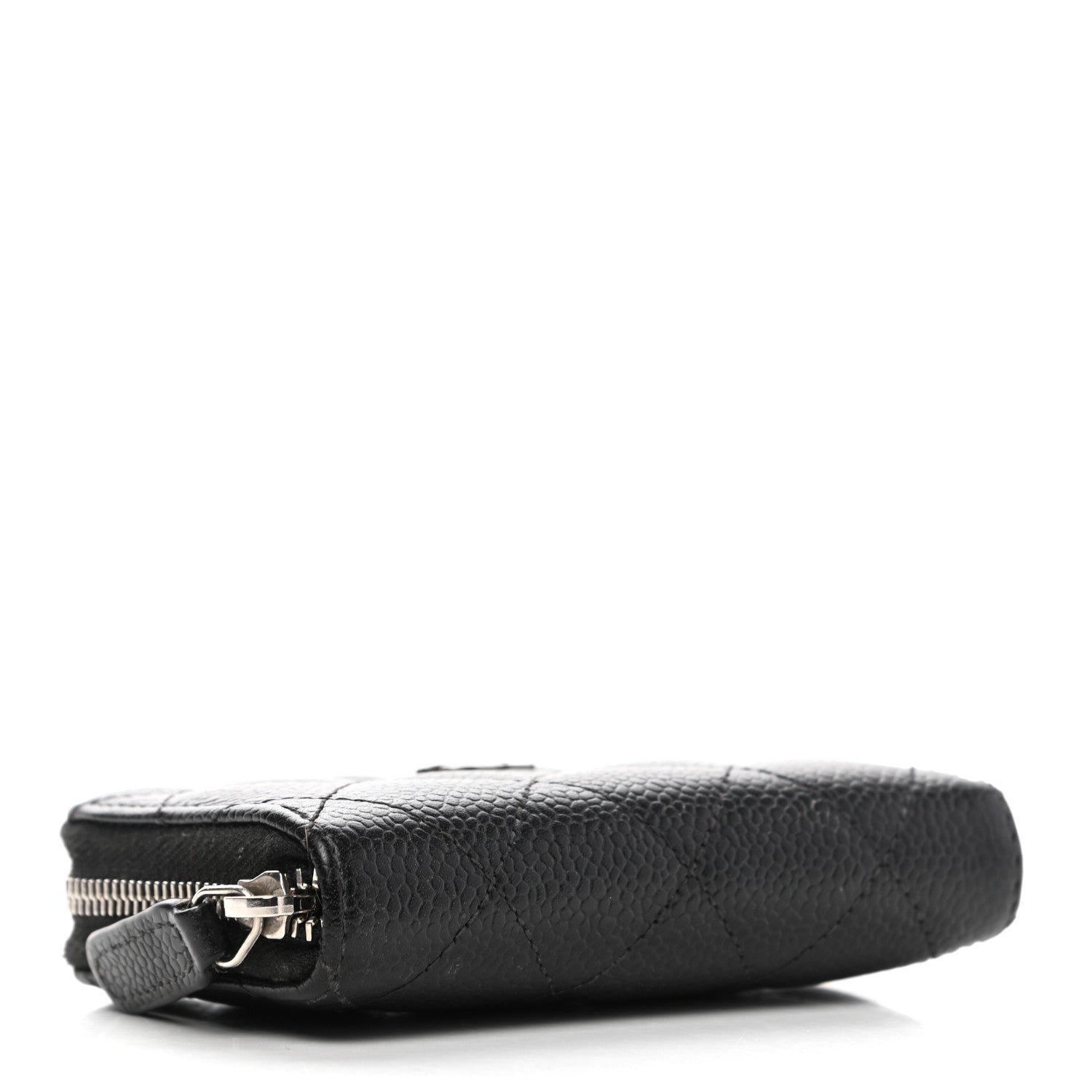 Chanel Caviar Quilted Zip Coin Purse Black 4 of 8